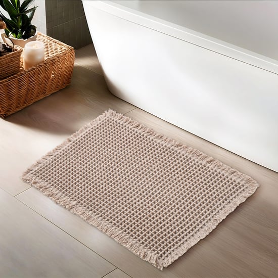 Bask Waffle Anti-Slip Bath Mat - 60x45cm