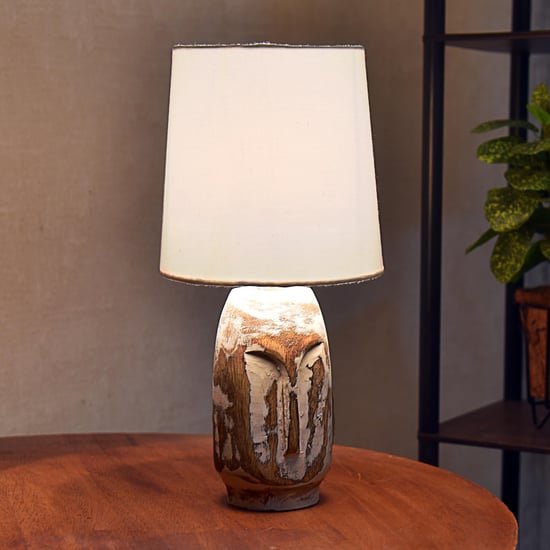 HOMESAKE Wooden Table Lamp
