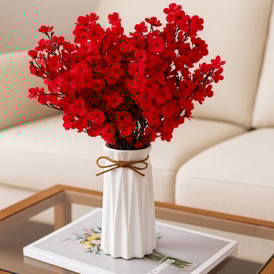 HOMESAKE Set of 4 Artificial Cherry Blossom Sticks - 48cm