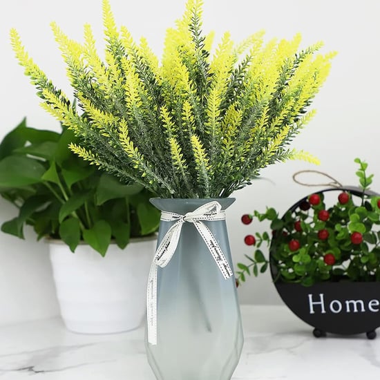 HOMESAKE Set of 4 Artificial Lavender Sticks - 36cm