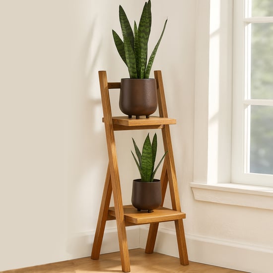 HOMESAKE Set of 2 Metal Planters