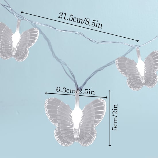 HOMESAKE Butterfly LED String Lights - 20 Bulbs