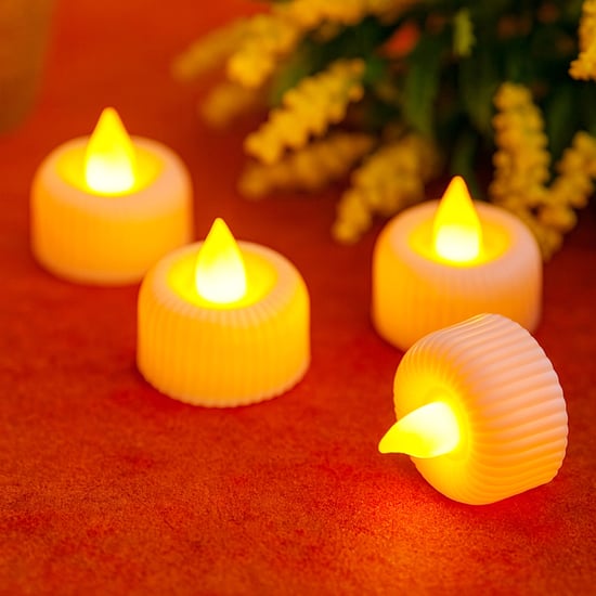 HOMESAKE Set of 4 LED T-Lights