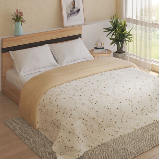 Earthbound Cotton Floral Reversible Double Comforter