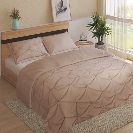 Nesta 3Pcs Pinchpleat Double Comforter Set