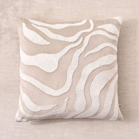 Lynea Nomia Velvet Embroidered Cushion Cover - 45x45cm
