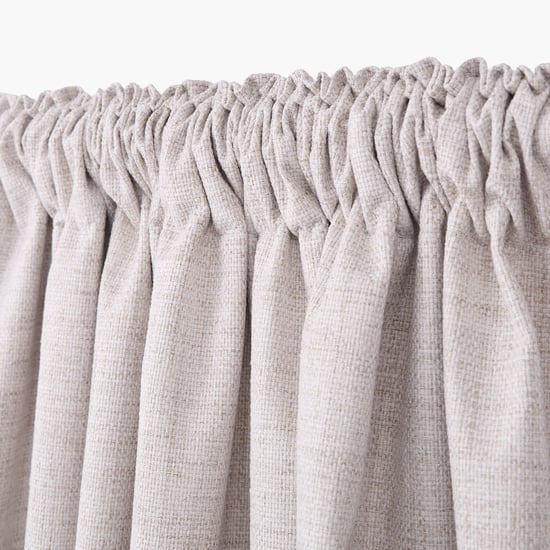 Muffle Dusk Set of 2 Blackout Door Curtains - 7.3ft (225cm)