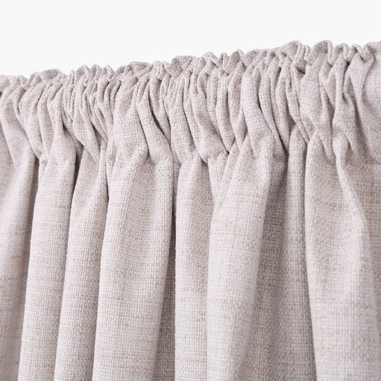 Muffle Dusk Set of 2 Blackout Door Curtains - 8.85ft (270cm)