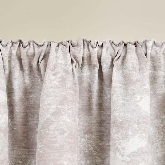 Muffle Set of 2 Printed Blackout Door Curtains - 7.3ft (225cm)