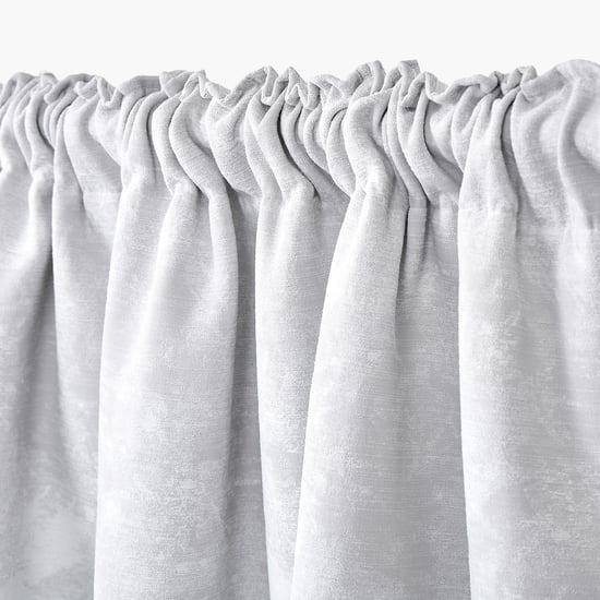 Muffle Etch Set of 2 Jacquard Blackout Door Curtains - 8.85ft (270cm)