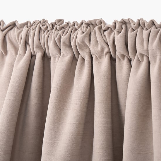 Muffle Twill Set of 2 Blackout Door Curtains - 7.385ft (225cm)