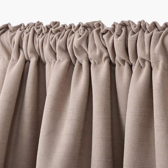 Muffle Twill Set of 2 Blackout Door Curtains - 8.85ft (270cm)