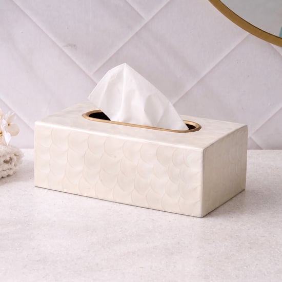 Opulence Arlys Stainless Steel Tissue Box