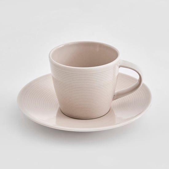 Nesta HG Porcelain Striped Cup and Saucer - 180ml