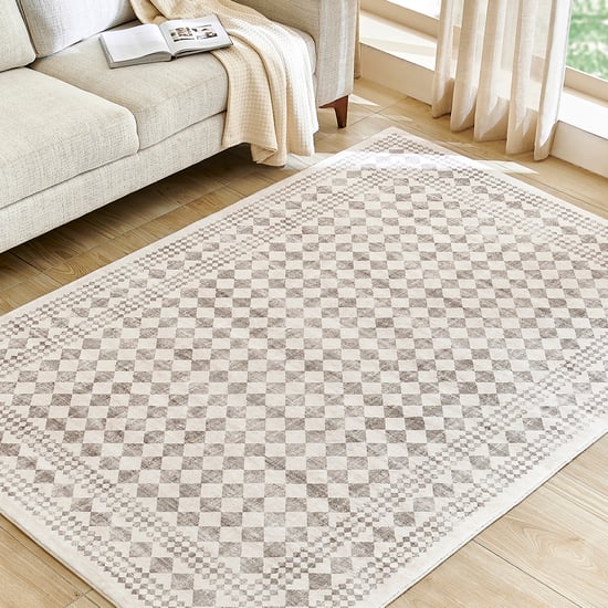 Davina Checked Carpet - 230x160cm