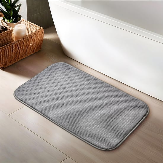 Buttercup Waffle Anti-Slip Bath Mat - 80x50cm