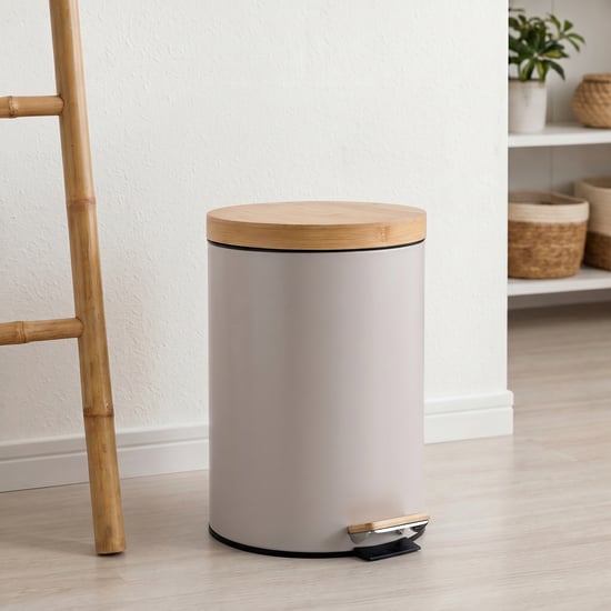 Sedona Panda Metal Pedal Waste Bin - 12L