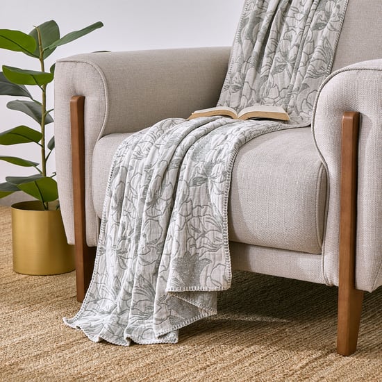 Cloak Chennile Patterned Single Throw