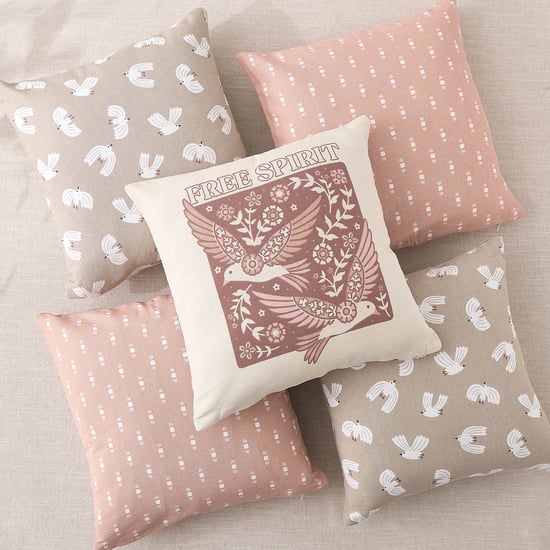 Vera Panther Set of 5 Printed Cushion Covers - 40x40cm