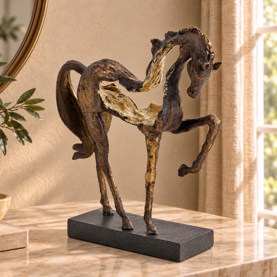 Minerals Arbor Polyresin Horse Figurine