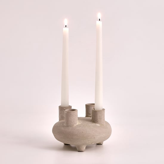 Mineral Sentinel Polyresin Multi Taper Candle Holder