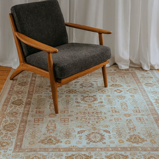 LUXE HOME Printed Carpet - 91.44x152.4cm