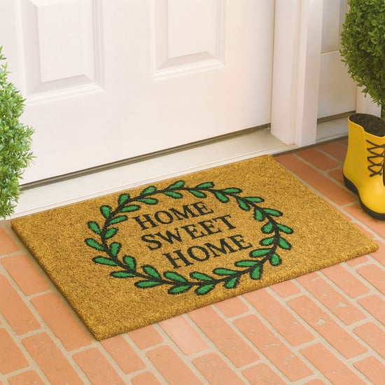 LUXE HOME Coir Typographic Print Doormat - 71x45cm