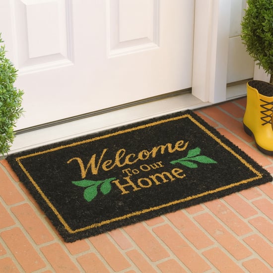 LUXE HOME Coir Typographic Print Doormat - 71x45cm