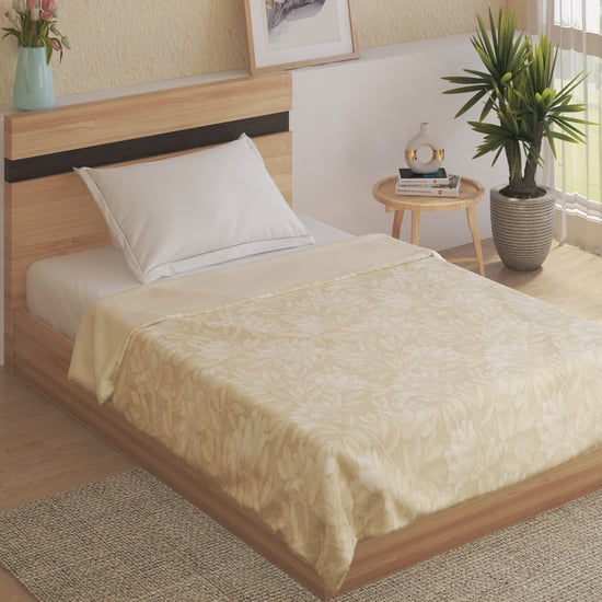 Plume Floral Single Blanket