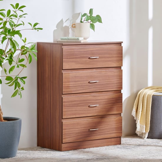 Helios Alton NXT Chest of 4 Drawers - Walnut