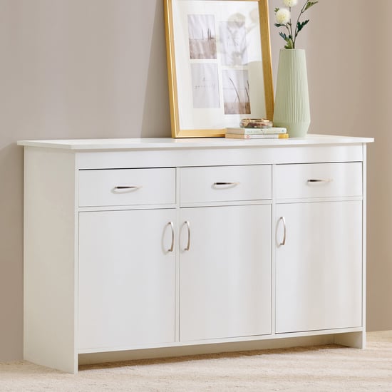 Helios Alton NXT Morris Multipurpose Cabinet with Drawers - White