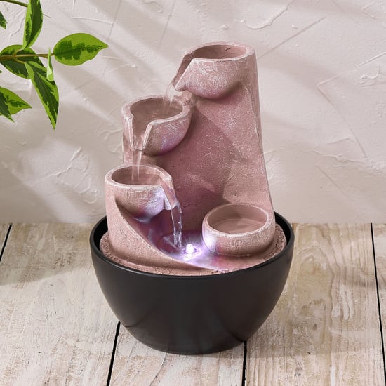 Corsica Alpine Polyresin Diya Water Fountain - 13.5x19cm