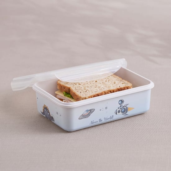 Slate Kids Space Dino Melamine Printed Lunch Box - 800ml