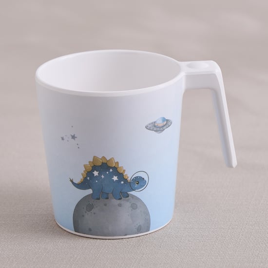 Slate Kids Space Dino Melamine Printed Milk Mug - 350ml