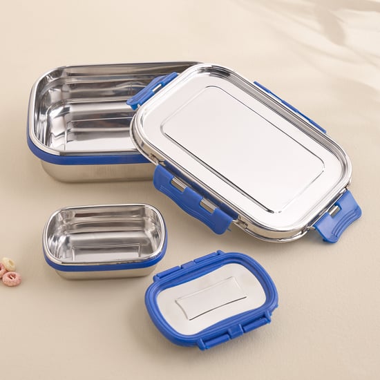 Back To School Spark Set of 2 Stainless Steel Lunch Box