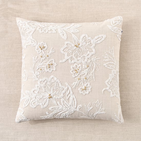 Poetry Gentle Dori Embroidered Cushion Cover - 45x45cm