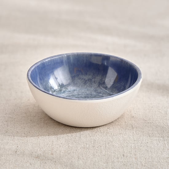 Meadows Reactive Seastone Melamine Printed Katori - 180ml