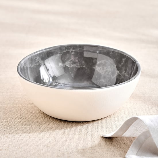 Meadows Reactive Seastone Melamine Printed Serving Bowl - 750ml