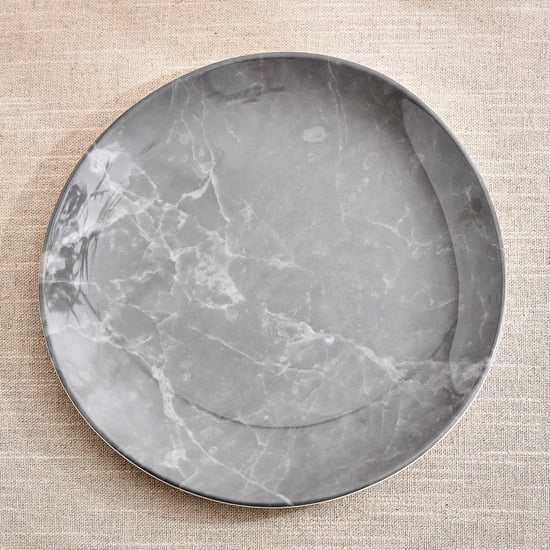 Meadows Reactive Seastone Melamine Printed Dinner Plate - 26.5cm