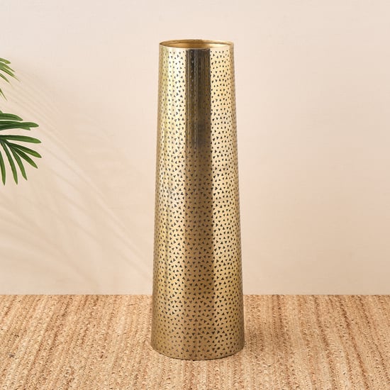 Colossal Hipo Metal Etched Vase