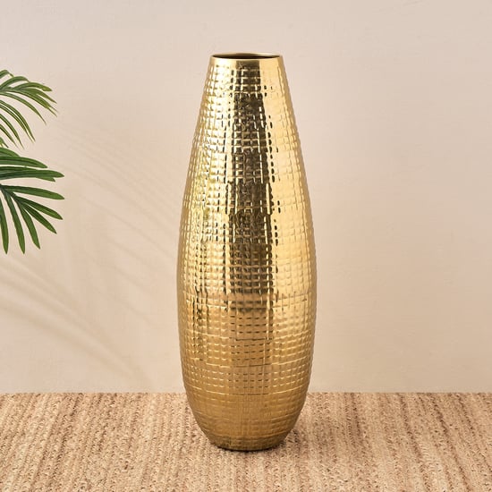 Colossal Hipo Metal Embossed Vase