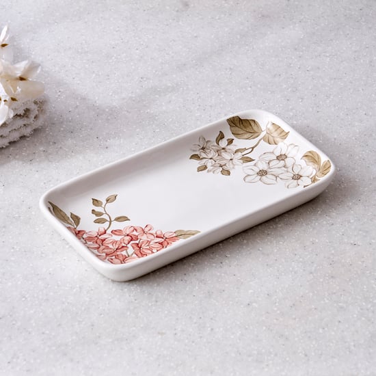 Mekong Elite Ceramic Floral Print Tray