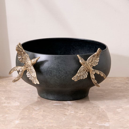 Mineral Drongo Metal Decorative Bowl