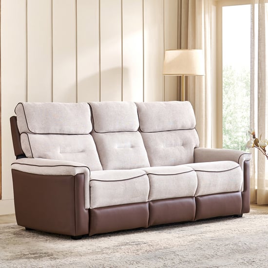 Albert NXT Fabric 3-Seater Sofa - Brown