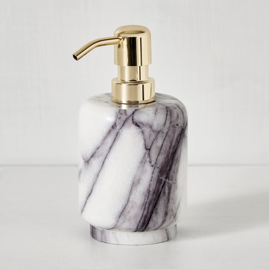 Thebes Bianco Marble Soap Dispenser - 100ml