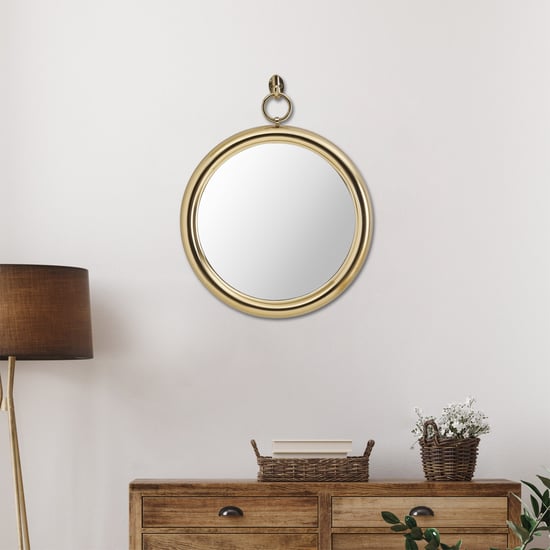 Nuqta Gifts Reflection West Aluminium Wall Mirror - 40x40cm