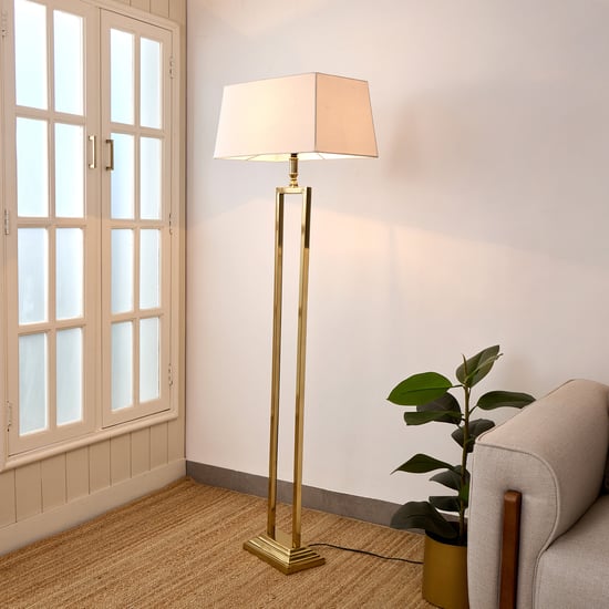 Nuqta Gifts Melody Oslo Linen Floor Lamp