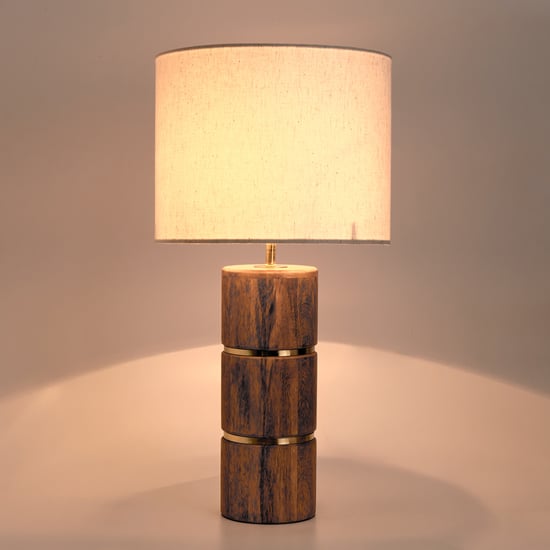 Kairo Grain Wooden Table Lamp
