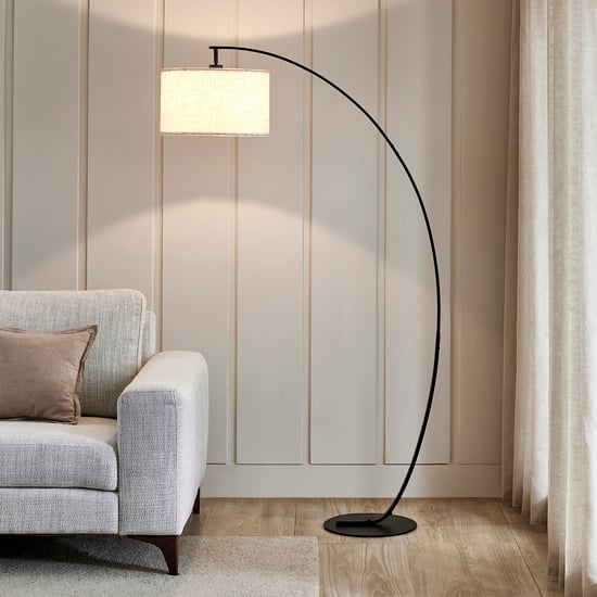 Fluoroscence Novelty Metal Arched Floor Lamp