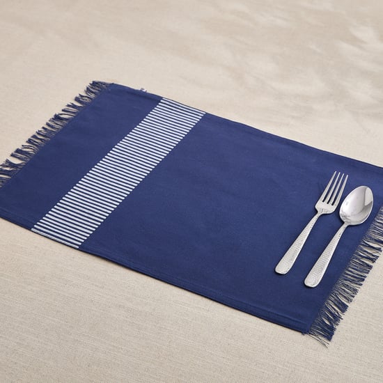 Corsica Set of 2 Cotton Striped Placemats